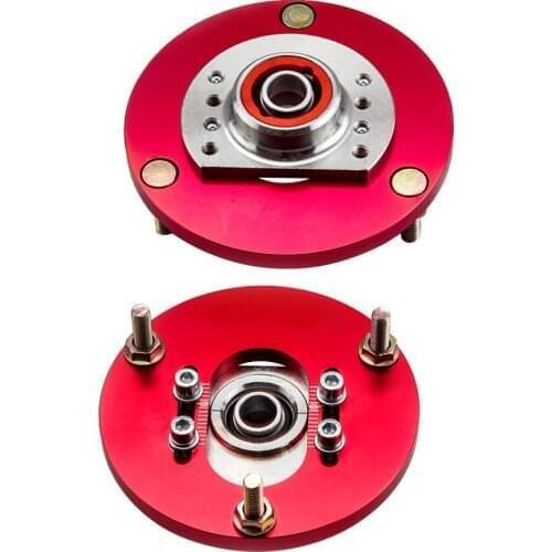 2x Front Camber Plates Top Upper Mount For BMW E46 318 320 323 325i 328i 98-05 Coilovers