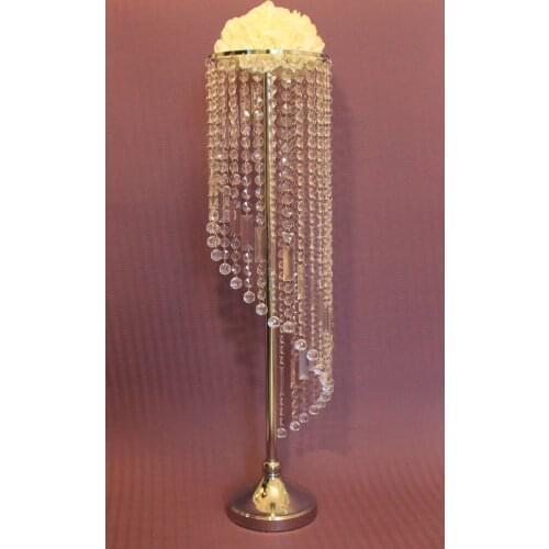 8pcs /lot) Acrylic crystal wedding centerpiece Table flower vase/ 90CM Tall/20cm diameter