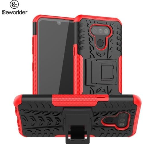 For LG Harmony 4 Phone Case Full Protect Hybrid Soft TPU Hard PC Stander Shockproof Back Cover For LG Harmony 4 Case