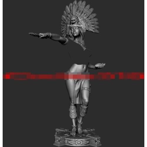 1/24 Priestess Figure Resin Figure Model R380