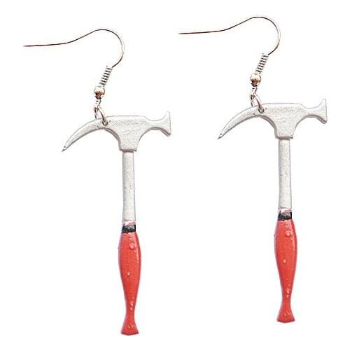 Korean Fashion Statement Earrings Dangle Creative Tool Pliers Hammer Earrings Earring Weird Novelty Funny Earrings Women Jewelry