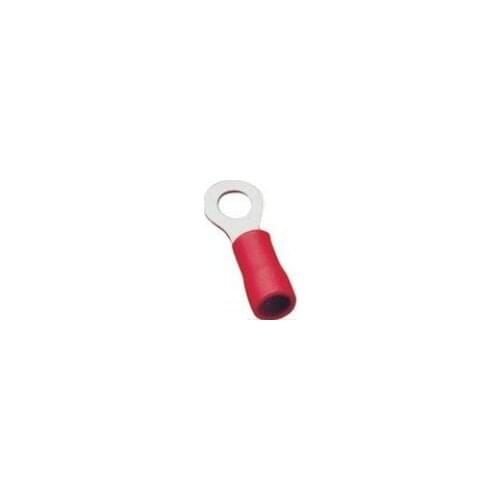 Circular pre-insulating terminal RV1.25-6S RED 500 pieces