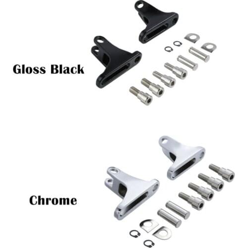 Motorcycle Motorbike Rear Passenger Mini FootPegs Footboard Mount For Harley Touring Model Road King Electra Glide 2093-2019