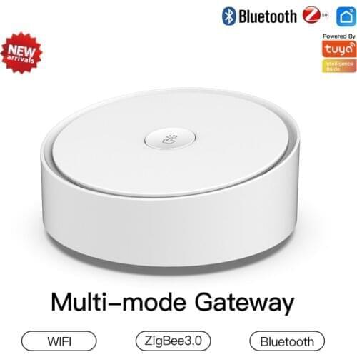 Tuya Smart Home Bridge Gateway Zigbee WiFi Bluetooth Multi-mode Hub Gateway Smart Life APP Remote Control Mesh Hub Via Alexa