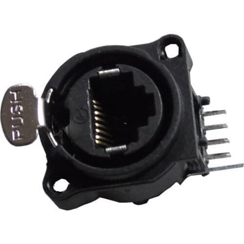 Lot of 20 NE8FAH Horizonal PCB Mount RJ45 Receptacle, A-Series