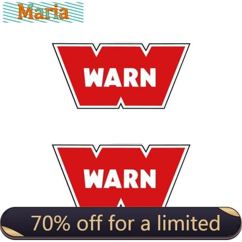 Warn Winch Off Road Die-Cut Vinyl Sticker Decal Funny JDM Jeep Truck Decor Auto Waterproof PVC