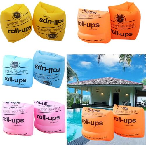 PVC Adult Child Inflatable Swim Pool Arm Rings Circle Float Water Sleeves Swimming Rings Tube Arm Bands PVC Arm Swim Children