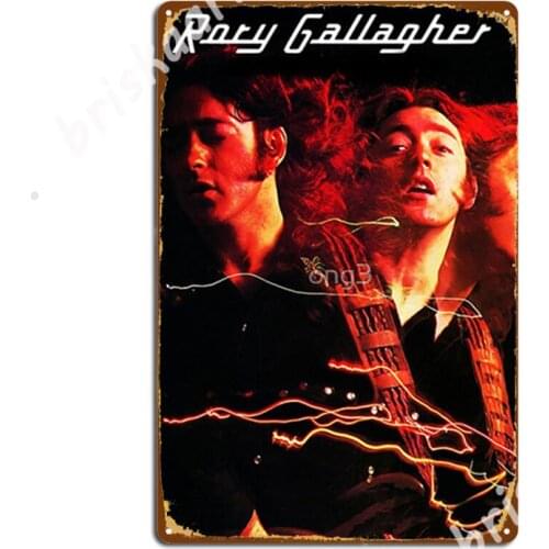 Rory Gallagher - Guitarist Legend Metal Signs Home Retro Wall Decor Wall Cave Tin sign Posters