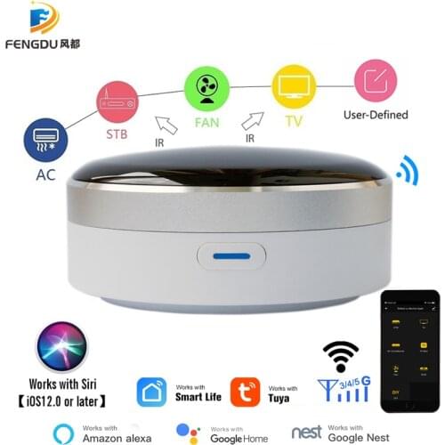 Universal IR Smart Remote Control Tuya App WiFi + Infrared Home Control Hub Works with Google Assistant Alexa Siri