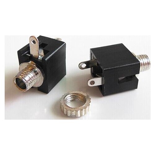 10PCS 2.5mm Female Audio Connector 3 Pin DIP Headphone Jack Socket PJ-201M