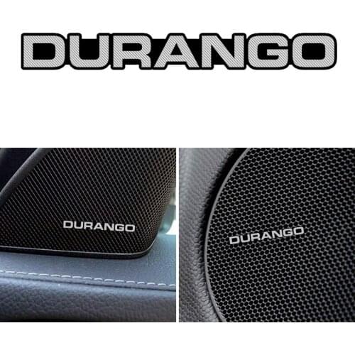 4pcs Car Auto Speaker audio Badge Sticker Decoration Decal for Dodge durango Caliber Journey ram Emblem Car Styling