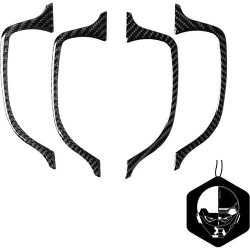 4Pcs Carbon Fiber Inner Door Handle Panel Trim Sticker Car Decor for Lexus NX 200 200t 300h 2014-2021 Car Interior Accessories