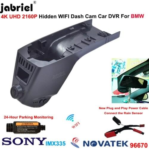 For BMW X4 G02 F98 X4M X3M F97 Z4 G29 X7 G07 F23 X6 F16 for BMW 7 8 Series F02 G14 G15 G16 4K Dash Cam Car DVR Video Recorder