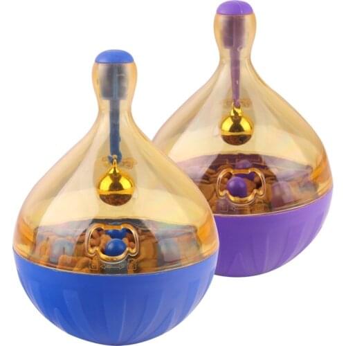 Cat Feeders Food Ball Pet Interactive Toy Tumbler Egg Smarter Cat Playing Toys Treat Ball Shaking for Dogs Increases IQ