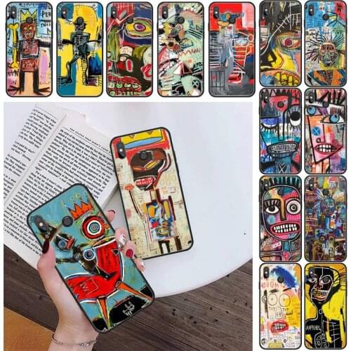 Jean Michel Basquiat Art Graffiti Phone Case For Xiaomi Redmi 4X 5Plus 6A 7 7A 8 8A Redmi Note 4 5 7 8 9 Note 8T 8Pro 9Pro