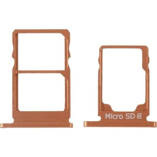 For Nokia 5.1 2Pcs/set Silver/Black/Blue/Rose Gold Color Dual SIM And MicrSD Memory Card Tray Holder