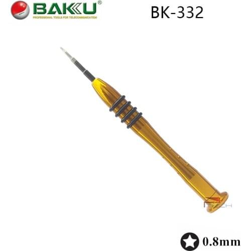 BAKU BK-332 Precision 5-Point Star Pentalobe 0.8 Screwdriver Tool for iPhone XR 11 8 Series Mobile Phones Repair