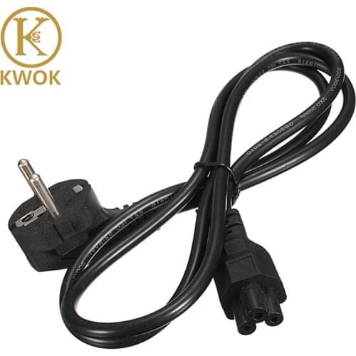 2019 EU EUROPEAN 3 Prong 2 Pin AC Laptop Power Cord For Asus HP Sony Dell Lenovo Acer Sumsung Toshiba Fujitsu Free Shipping