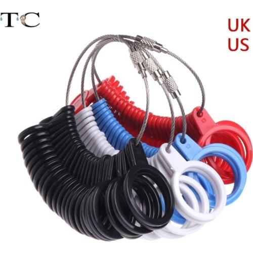 Finger Ring Sizer Jewelry Measurement Tool Suitable for HK Size 0 to 13 Jeweler Size Loop Jewelry Tool Ring Sizer Gauge Ring