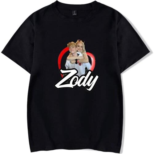 Zoe Laverne Summer New Hot Letter Pattern Printing Comfortable T-shirt Loose Short Sleeve Casual All-match Unisex T-shirts Tops