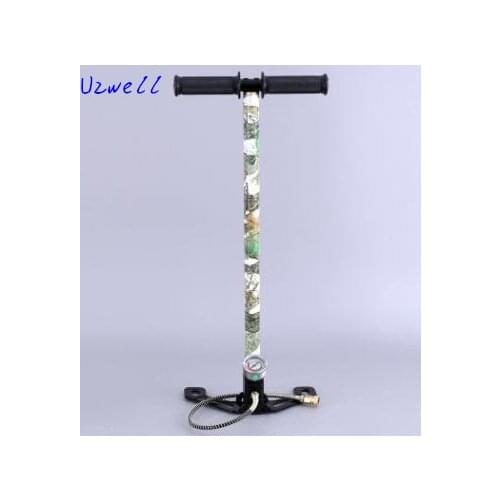 Multiple Color Hand Air Pump High Pressure 3 Stage PCP Car Mini Hand Operated Air Pump Hunting PCP pump 300bar 30mpa 4500psi