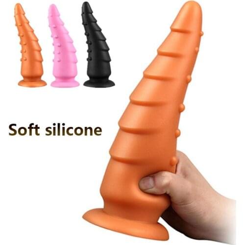 Soft Silicone Anal Dildo Big Butt Plug Dilator Erotic Toys Vagina G spot masturbator Sex Product For Woman Man Gay Anal Sex Tool