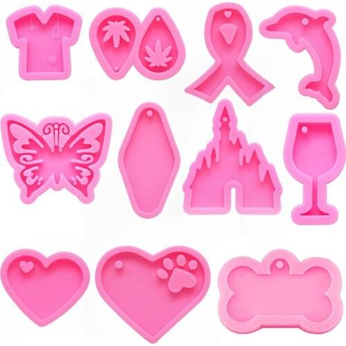 Multiple Form Silicone Molds Wedding Cupcake Topper Fondant Cake Decorating Tools Sugarcraft Candy Clay Chocolate Gumpaste Mould