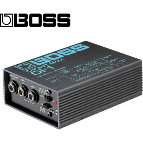 NEW BOSS DI-1 DIRECT BOX HIGH PERFORMANCE ACTIVE AUDIO EQUIPMENT