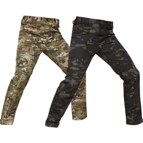 PAVE-HAWK Camouflage Hiking Pants Cotton Breathable Trekking Military Tactical Trousers Waterproof Men&Women Camping Fishing p58