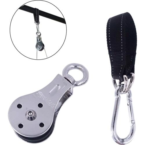 ALBREDA Fitness Stainless Steel Bearing Pulley Load for Lifting Workout DIY Equipment Gym Cable Silent Wheel Home Accessories