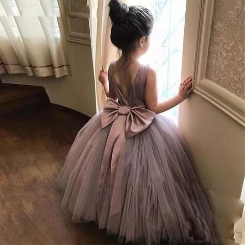 Silk Princess Dress for Baby Girl Flower Elegant Girls Dresses Winter Party Christmas Halloween Kids Dresses Clothes