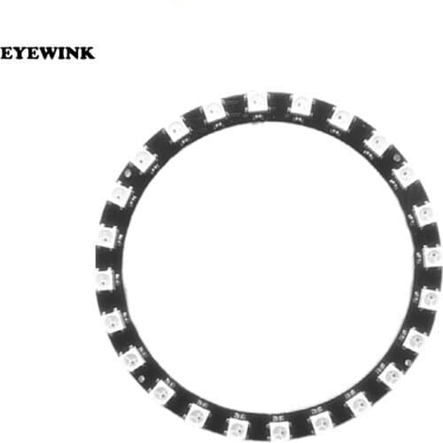 RGB LED Ring 8 Bits 24 Bits LEDs WS2812 5050 RGB LED Ring Lamp Light with Integrated Drivers for arduino Diy Kit