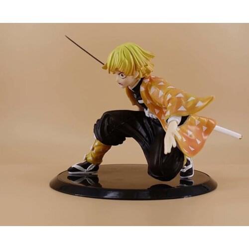 Tronzo Action Figure Demon Slayer Kimetsu no Yaiba Agatsuma Zenitsu PVC Figure Model Toys Zenitsu Figurine Doll Brinquedos Gifts