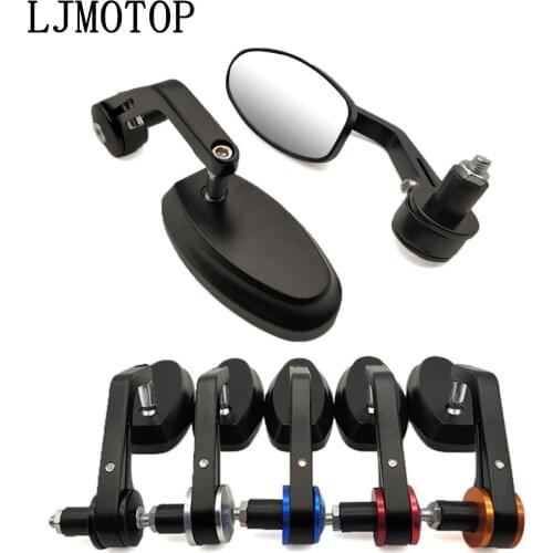 Universal Motorcycl Handle Bar End Rearview mirror 7/8" For MV Agusta BRutale 675 BRutale 800/RR DRagsteR 800/RR F3 675