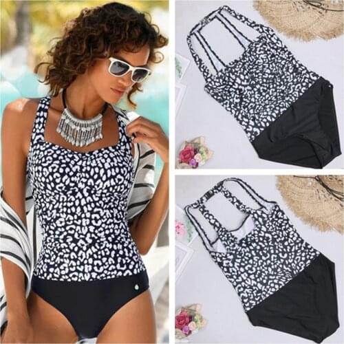 Vintage One Piece Swimsuit Women Swimwear Push Up Bathing Suit 2020 Ruffle Dots Monokini Beach Wear Swim Suit Bikini Brasileño