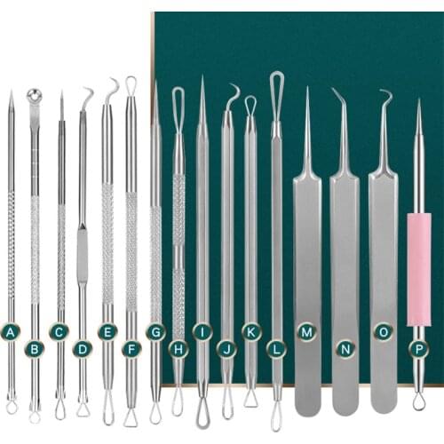 1pcs Stainless Steel Acne Removal Needles Pimple Blackhead Remover Tools Spoon Face Skin Care Tools Needles Facial Pore Cleaner