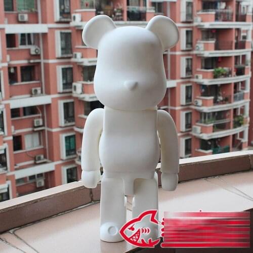 1pc Limited Bearbrick Be@rbrick DIY Painting 52CM Dolls Birthday Gifts PVC Action Figure Toy 52cm Vinyl Art Figure