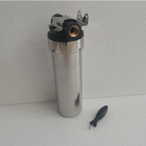 10 inches Water Filter Parts Stainless Steel housing 1/2" Port with wrench
