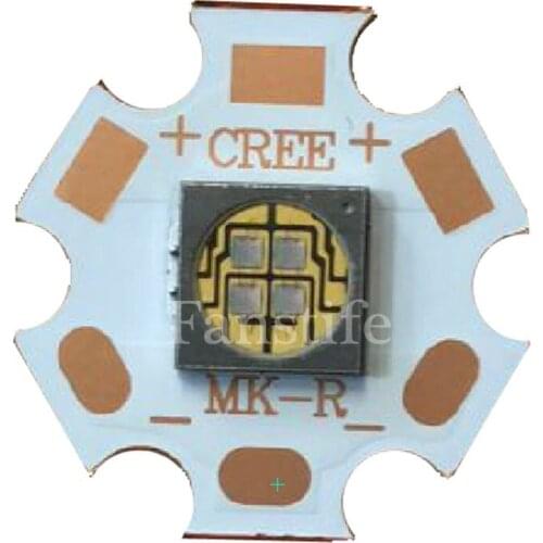 10W Ultraviolet 365nm 395nm High Power Led on 20mm Copper Star