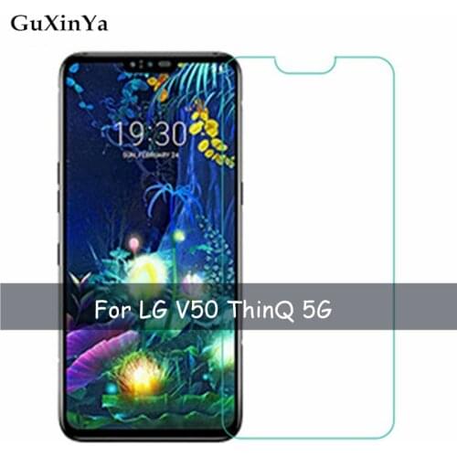 2pcs Tempered Glass For LG V50 ThinQ 5G Screen Protector Glass LM-V500N Film For LG V50 ThinQ 5G Screen Protective Front Film