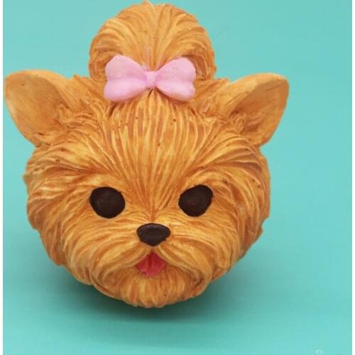 2D Marzis Dog Aromatic Gypsum Exhaust Modelling Vehicle Incense Stone Chocolate Model Silicone Model C1252