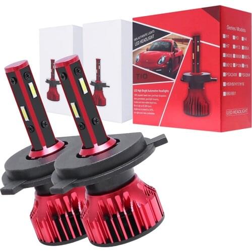 4-sides H7 LED Canbus Lamp 9006 9007 H1 H3 880/881 9005 H4 LED H11 LED Headlight Kit 56W 8000LM 6500K