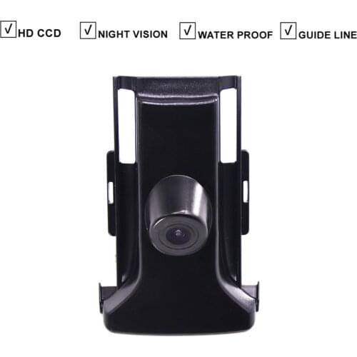 CCD Car Front View Camera For Toyota Land Cruiser Prado 2700 4000 Vehicle Camera Night Vision Waterproof Parking Logo Embedded