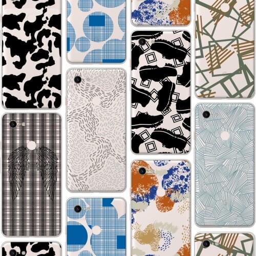 Ciciber Luxury Fashion Art Cute Case for Google Pixel 5 4 3 2 XL Soft Silicone Cover for Google Pixel 4a 3a XL Funda Coque Shell