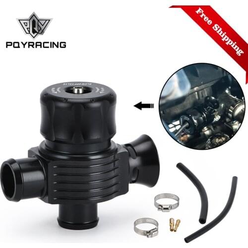 FREE SHIPPING Turbo Diverter Dump Blow Off Valve Dual Port With Horn For VW MK4 Golf Polo GTI 1.8T Saab Turbo PQY5744BK