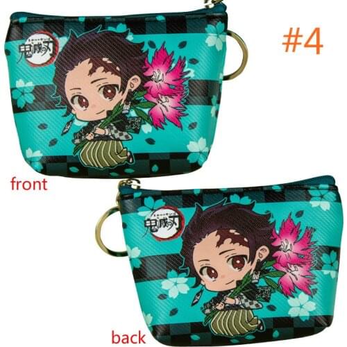 Anime Demon Slayer Penny Purse Kimetsu No Yaiba Coin Bag Change Wallet