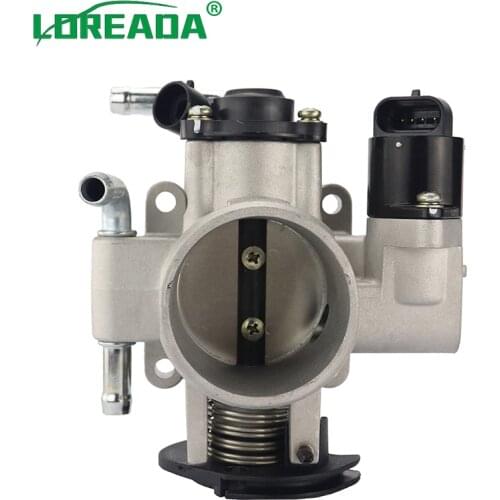 LOREADA 50mm Mechanical Throttle Body Assembly 25183955 96497640 96815475 For Chevolet Aveo DAEWOO LACETTI