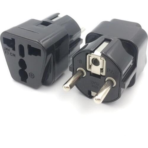 Multifunction EU conversion socket To The universal French Russian Bali The maldives Thailand transform plugs adapter 240V 10A