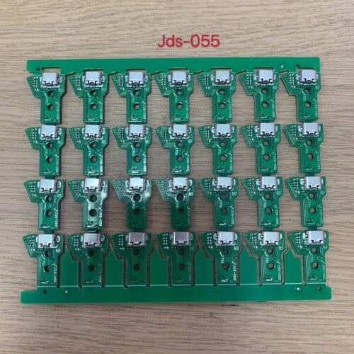 2018 new product 25pcs/lot for ps4 jds-055 055 5th Gen new controller usb charger socket port gamepad pcb board fjds-055