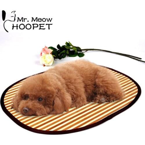 Hoopet Pet Dog Cat Cooling Mat Breathable Pet Bed Mattress Cat House Sleeping Pad Summer Cooler Pet Accessories